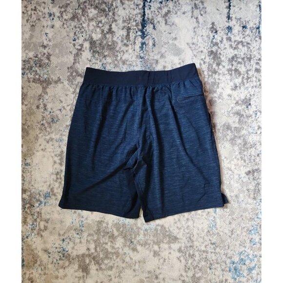 Lululemon Men's Size Large Navy Lined Athletic Shorts - Picture 2 of 4